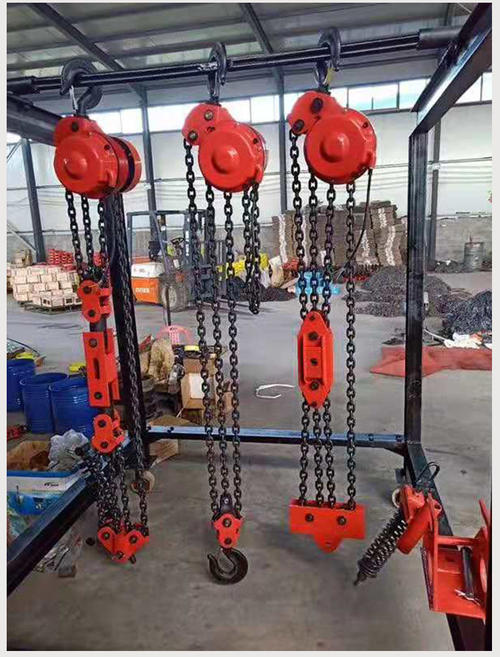 群吊电动葫芦超载使用损坏零部件