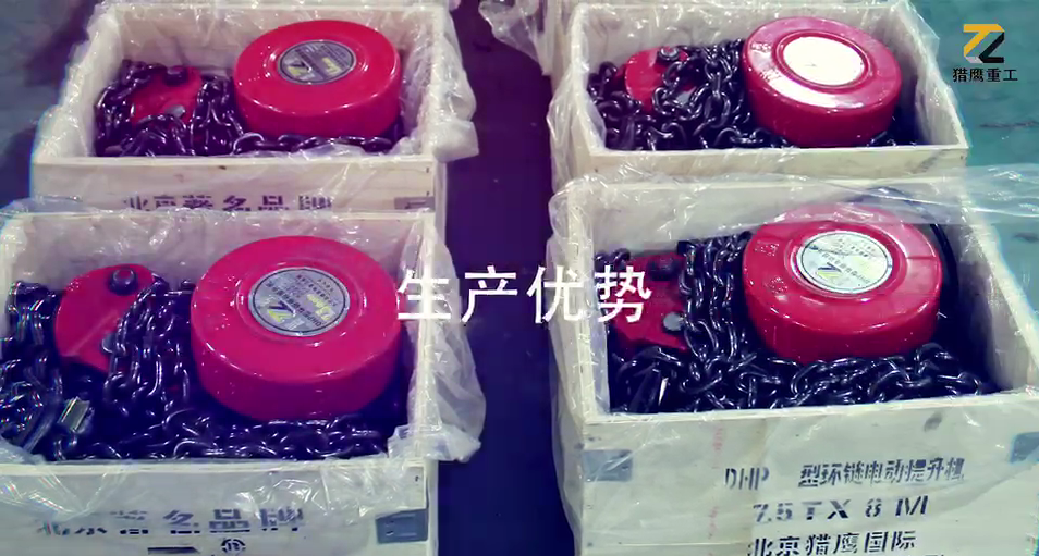 群吊电动葫芦的装箱运送保管问题